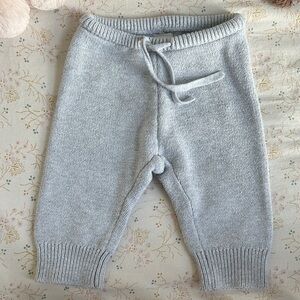 Seed Heritage Light Gray Knit Kids Joggers